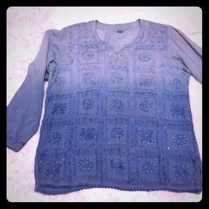 Beautiful ombré blouse!